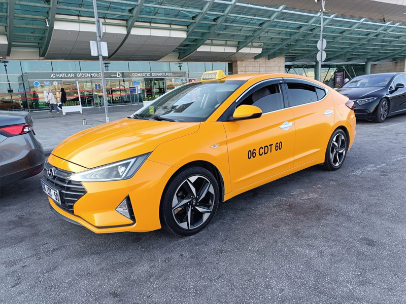 Çubuk Taksi 60 Temiz ve Bakımlı Taksi Aracı